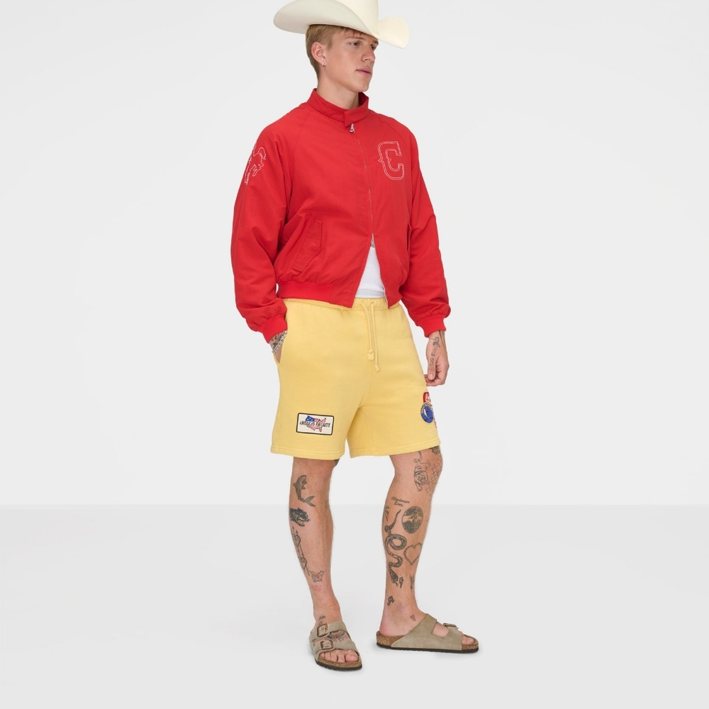 Cherty La Patchwork Sweatshorts (Butter) Small